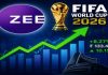 ਫੀਫਾ ਵਰਲਡ ਕੱਪ 2026 ਦੀ ਸ਼ੁਰੂਆਤ ਨਾਲ ਚਮਕਿਆ Zee ਦਾ ਸ਼ੇਅਰ, ਡਿੱਗਦੇ ਬਾਜ਼ਾਰ ਵਿੱਚ 8% ਤੋਂ ਵੱਧ ਦੀ ਤੇਜ਼ੀ
