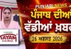 ਪੰਜਾਬੀ ਖ਼ਬਰਾਂ | Punjabi News Live Today | Latest Punjab News | Chardikla Time Tv