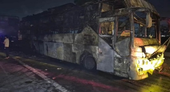 bus fire