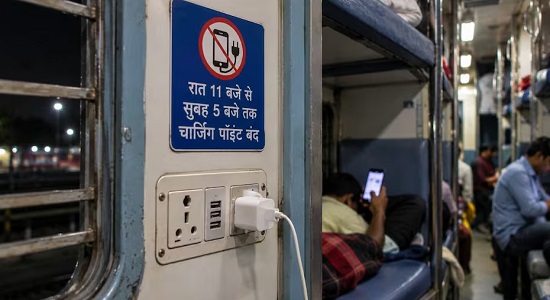 train charging